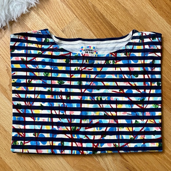 J Crew Michael De Feo Striped Tee - Picture 5 of 7